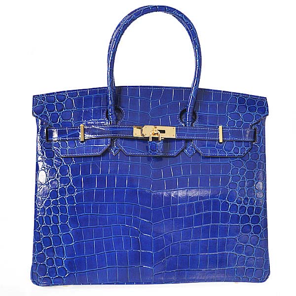 H35HLCBG Hermes Birkin 35CM luce alta in pelle di coccodrillo in Blac